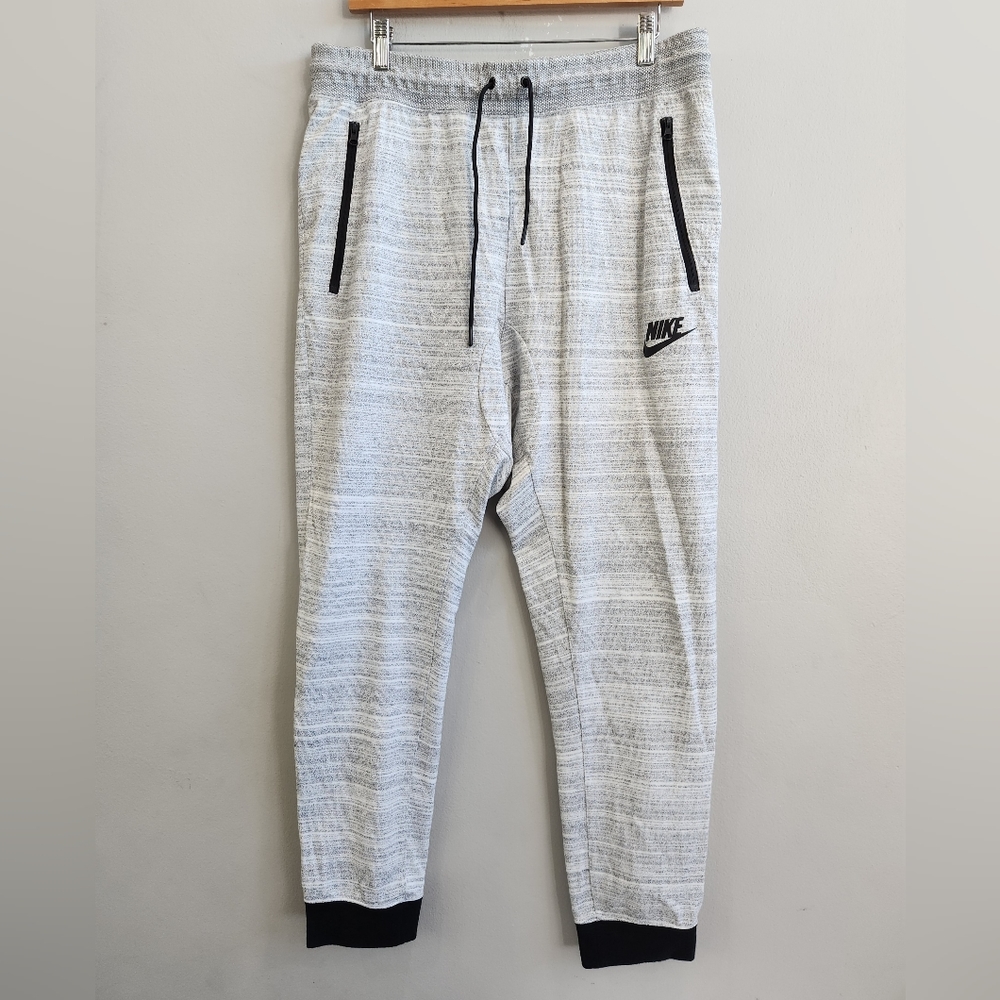 Nike Sportwear NSW Gray Advance Knit Jogger Pants 837012-100 Men's Size Large